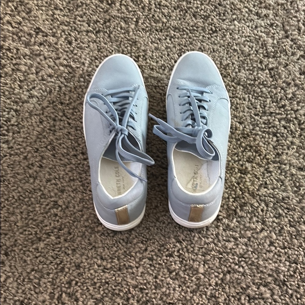Kenneth Cole Blue Sneakers Minimalist Design